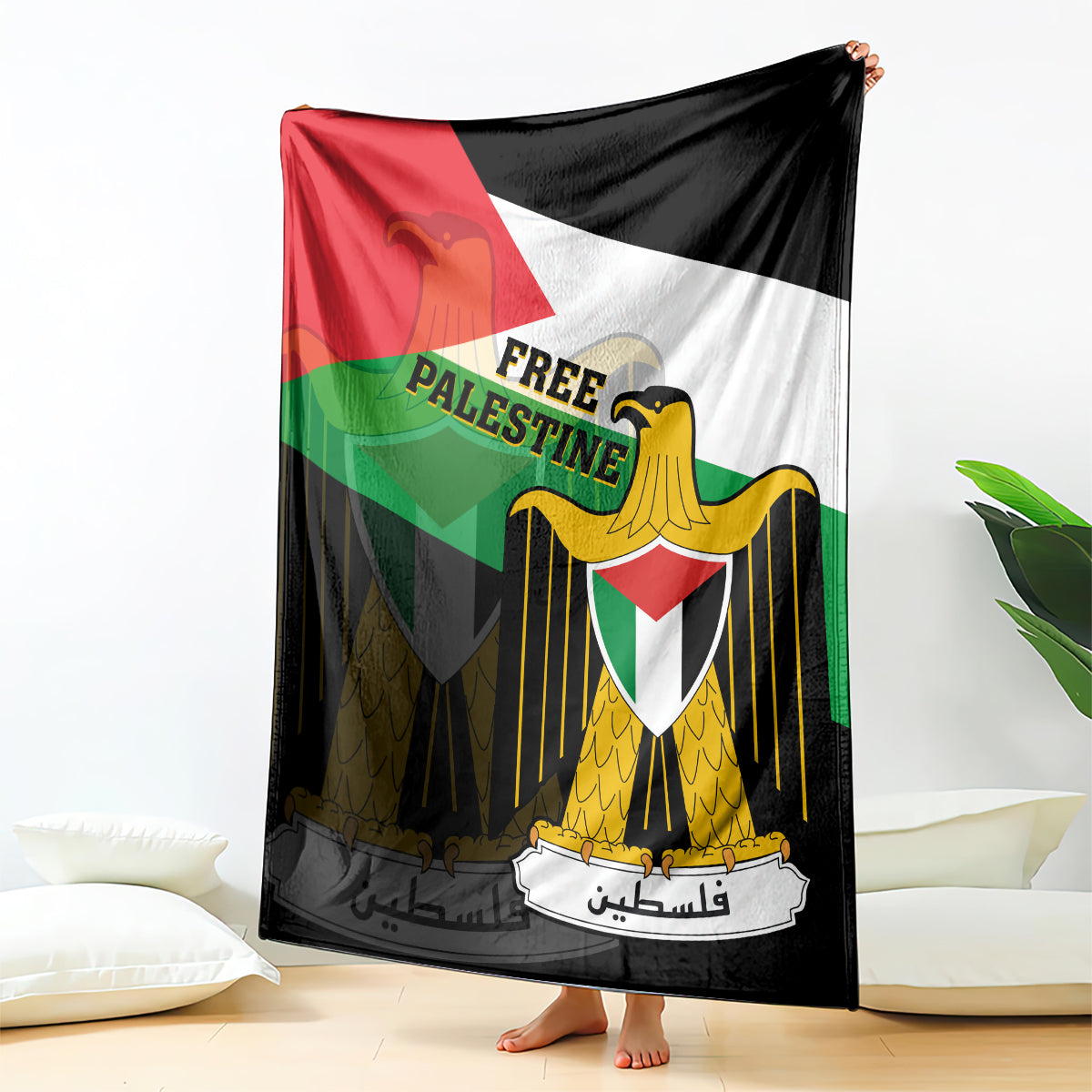 free-palestine-blanket-coat-of-arms-mix-flag-style