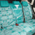 Custom South Africa Rugby Back Car Seat Cover Go Champions Springboks - Teal Version - Wonder Print Shop