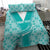 Custom South Africa Rugby Bedding Set Go Champions Springboks - Teal Version - Wonder Print Shop