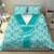 Custom South Africa Rugby Bedding Set Go Champions Springboks - Teal Version - Wonder Print Shop