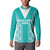 Custom South Africa Rugby Button Sweatshirt Go Champions Springboks - Teal Version - Wonder Print Shop