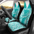 Custom South Africa Rugby Car Seat Cover Go Champions Springboks - Teal Version - Wonder Print Shop