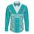 Custom South Africa Rugby Family Matching Puletasi and Hawaiian Shirt Go Champions Springboks - Teal Version - Wonder Print Shop