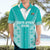 Custom South Africa Rugby Hawaiian Shirt Go Champions Springboks - Teal Version - Wonder Print Shop