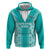 Custom South Africa Rugby Hoodie Go Champions Springboks - Teal Version - Wonder Print Shop