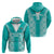 Custom South Africa Rugby Hoodie Go Champions Springboks - Teal Version - Wonder Print Shop