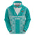 Custom South Africa Rugby Hoodie Go Champions Springboks - Teal Version - Wonder Print Shop