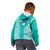 Custom South Africa Rugby Kid Hoodie Go Champions Springboks - Teal Version - Wonder Print Shop