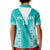 Custom South Africa Rugby Kid Polo Shirt Go Champions Springboks - Teal Version - Wonder Print Shop