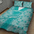 Custom South Africa Rugby Quilt Bed Set Go Champions Springboks - Teal Version LT14