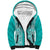 Custom South Africa Rugby Sherpa Hoodie Go Champions Springboks - Teal Version