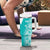 Custom South Africa Rugby Tumbler With Handle Go Champions Springboks - Teal Version