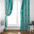 Custom South Africa Rugby Window Curtain Go Champions Springboks - Teal Version LT14