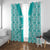 Custom South Africa Rugby Window Curtain Go Champions Springboks - Teal Version LT14