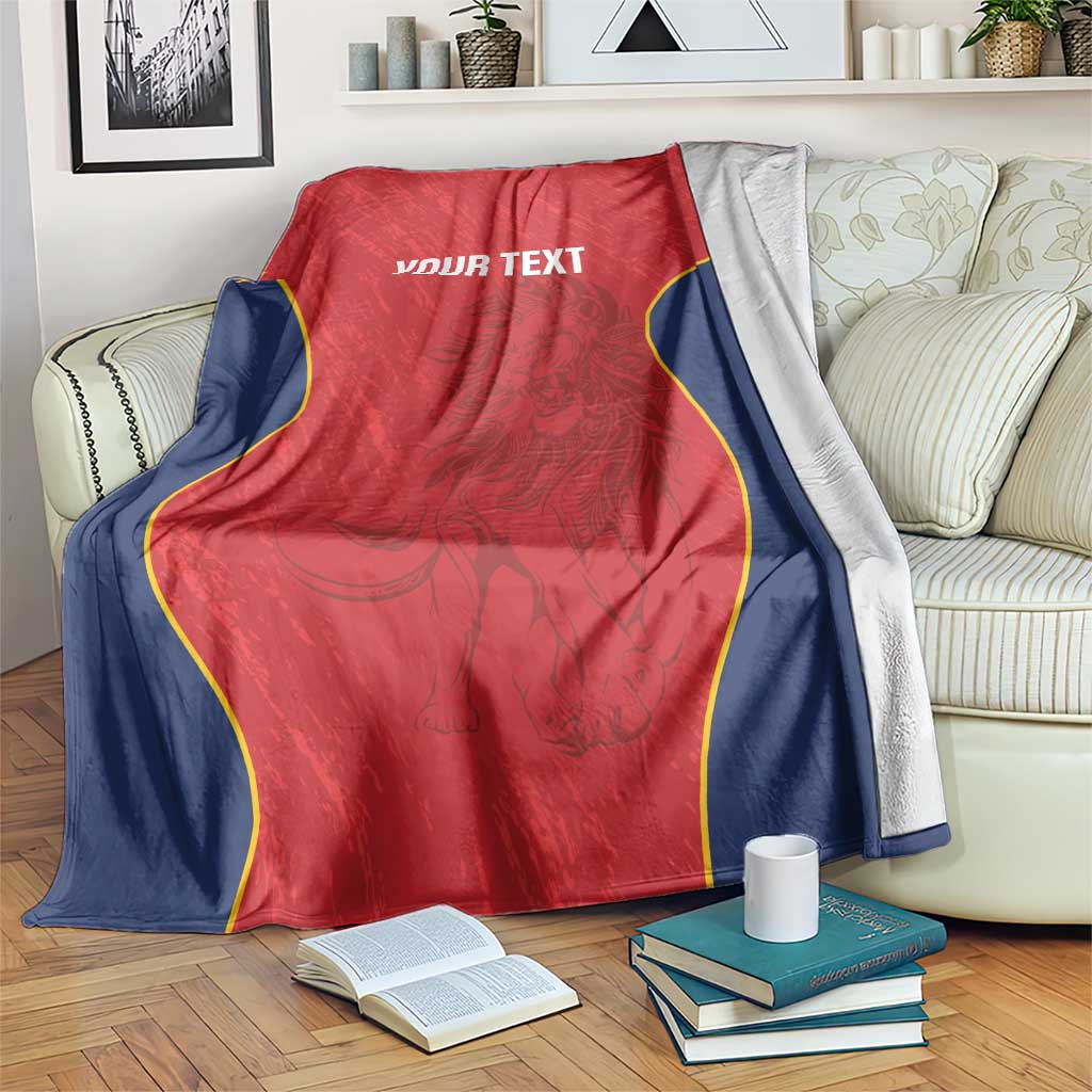 Custom Spain Rugby Blanket Go Champions Lions LT14