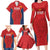 Custom Spain Rugby Family Matching Long Sleeve Bodycon Dress and Hawaiian Shirt Go Champions Lions - Wonder Print Shop