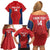 Custom Spain Rugby Family Matching Off Shoulder Short Dress and Hawaiian Shirt Go Champions Lions - Wonder Print Shop