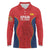 Custom Spain Rugby Long Sleeve Polo Shirt Go Champions Lions - Wonder Print Shop