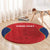 Custom Spain Rugby Round Carpet Go Champions Lions LT14