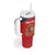 Custom Spain Rugby Tumbler With Handle Go Champions Lions - Wonder Print Shop