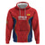 Custom Spain Rugby Zip Hoodie Go Champions Lions - Wonder Print Shop