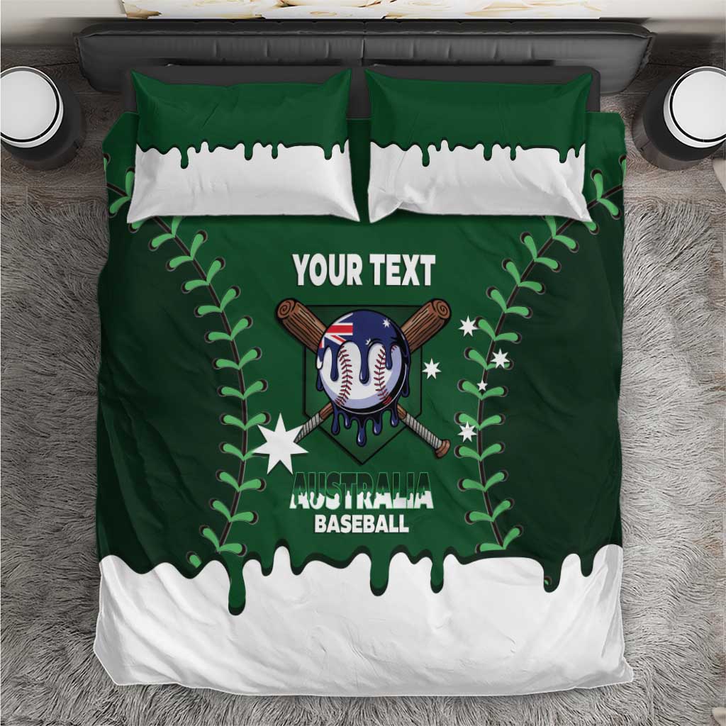 Australia 2026 Baseball Custom Bedding Set Go Aussie Drip Style