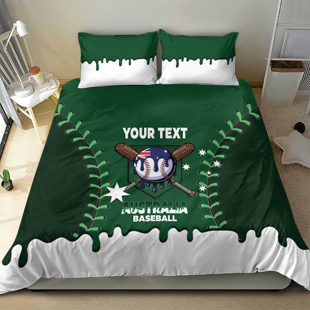Australia 2026 Baseball Custom Bedding Set Go Aussie Drip Style