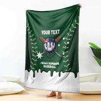 Australia 2026 Baseball Custom Blanket Go Aussie Drip Style