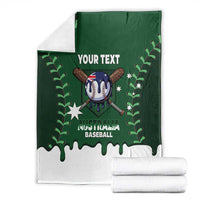 Australia 2026 Baseball Custom Blanket Go Aussie Drip Style