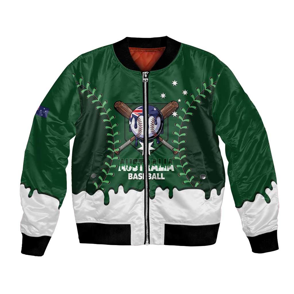 Australia 2026 Baseball Custom Bomber Jacket Go Aussie Drip Style
