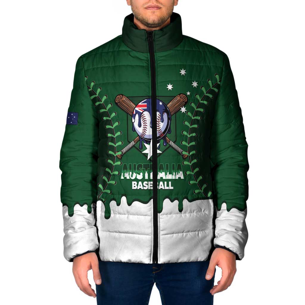 Australia 2026 Baseball Custom Padded Jacket Go Aussie Drip Style