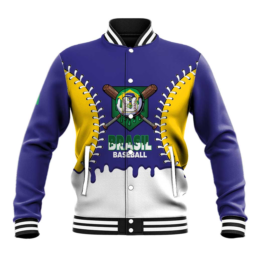 Brazil 2026 Baseball Custom Baseball Jacket Go Champions Drip Style