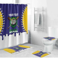 Brazil 2026 Baseball Custom Bathroom Set Go Champions Drip Style