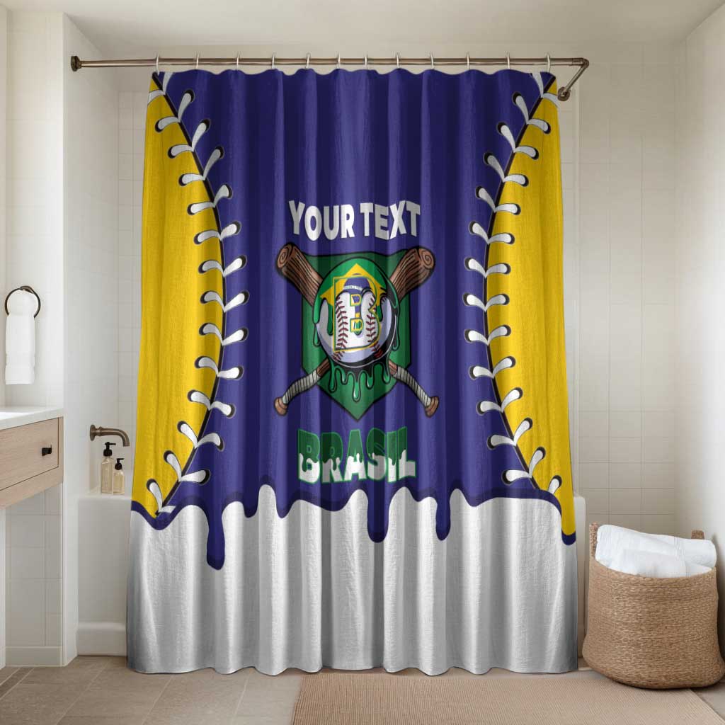 Brazil 2026 Baseball Custom Bathroom Set Go Champions Drip Style