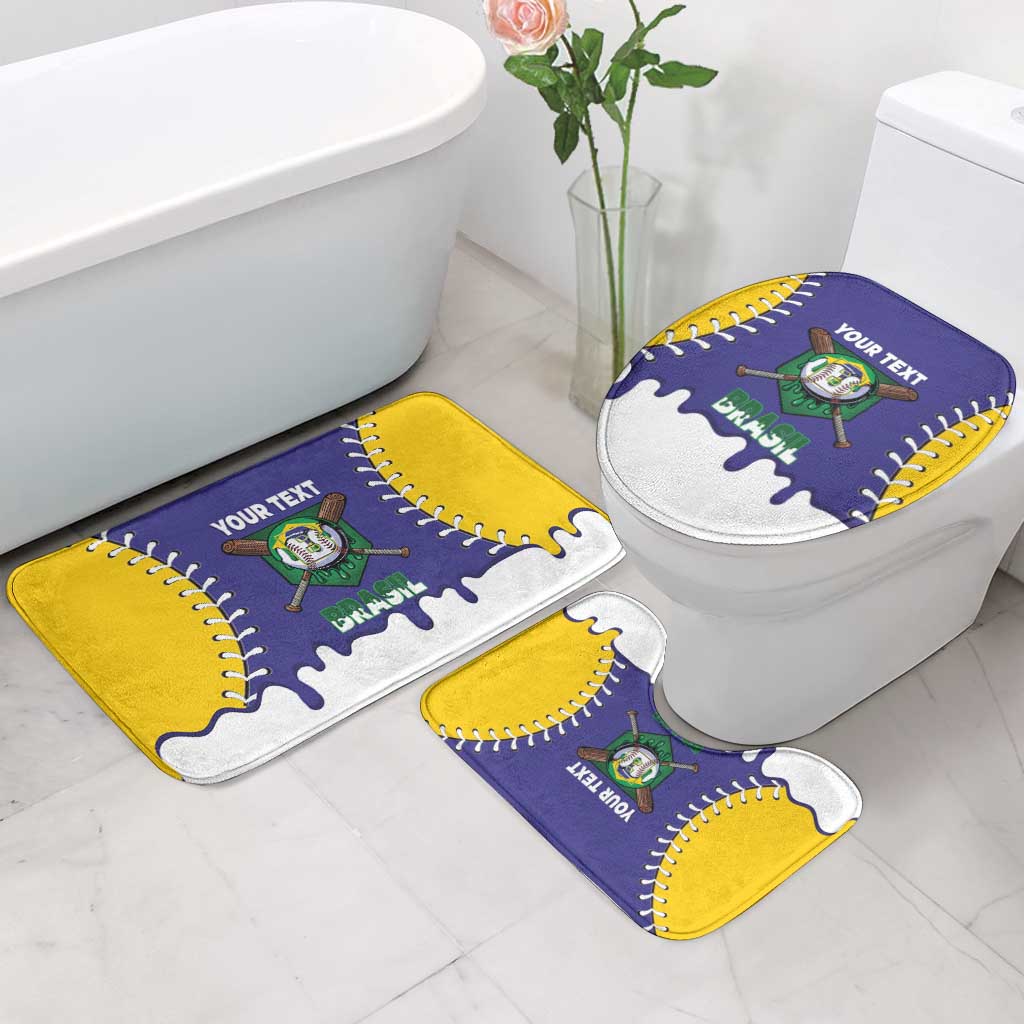 Brazil 2026 Baseball Custom Bathroom Set Go Champions Drip Style