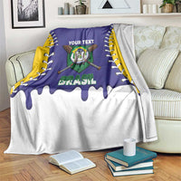 Brazil 2026 Baseball Custom Blanket Go Champions Drip Style