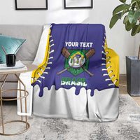 Brazil 2026 Baseball Custom Blanket Go Champions Drip Style