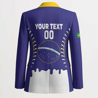 Brazil 2026 Baseball Custom Blazer Go Champions Drip Style