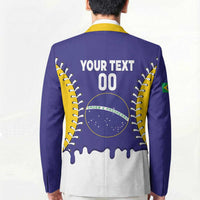 Brazil 2026 Baseball Custom Blazer Go Champions Drip Style