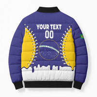 Brazil 2026 Baseball Custom Bomber Puffer Jacket Go Champions Drip Style