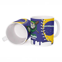 Brazil 2026 Baseball Custom Ceramic Mug Go Champions Drip Style