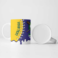 Brazil 2026 Baseball Custom Ceramic Mug Go Champions Drip Style