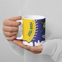 Brazil 2026 Baseball Custom Ceramic Mug Go Champions Drip Style