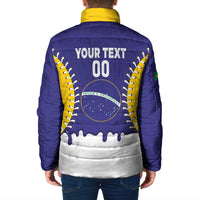 Brazil 2026 Baseball Custom Padded Jacket Go Champions Drip Style