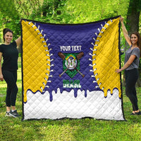 Brazil 2026 Baseball Custom Quilt Go Champions Drip Style