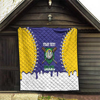 Brazil 2026 Baseball Custom Quilt Go Champions Drip Style