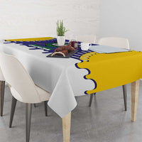 Brazil 2026 Baseball Custom Tablecloth Go Champions Drip Style