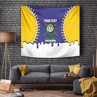 Brazil 2026 Baseball Custom Tapestry Go Champions Drip Style