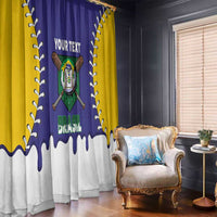 Brazil 2026 Baseball Custom Window Curtain Go Champions Drip Style