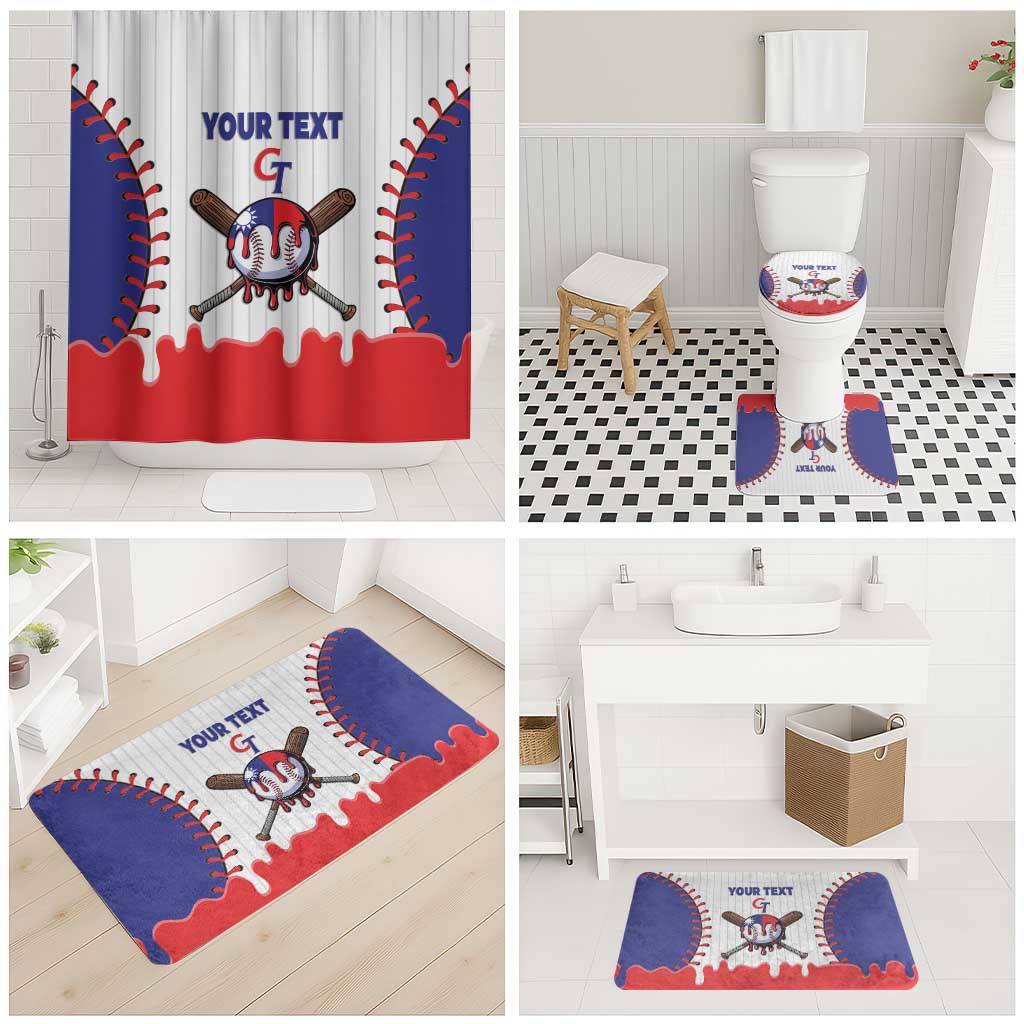 Chinese Taipei 2026 Baseball Custom Bathroom Set Go Taiwan Drip Style